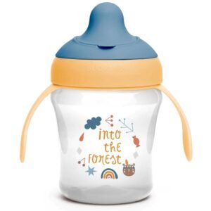 Tasse à bec jaune 200ml +6mois Suavinex