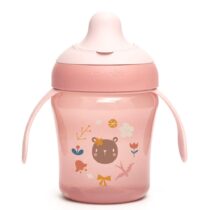 Tasse à bec rose 200ml +6mois Suavinex