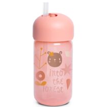 Tasse à paille rose 340ml +18mois Suavinex