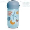 Tasse à paille bleu 340ml +18mois Suavinex