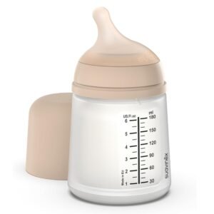 Biberon anti-colique Zero.Zero 180ml débit A Suavinex Light