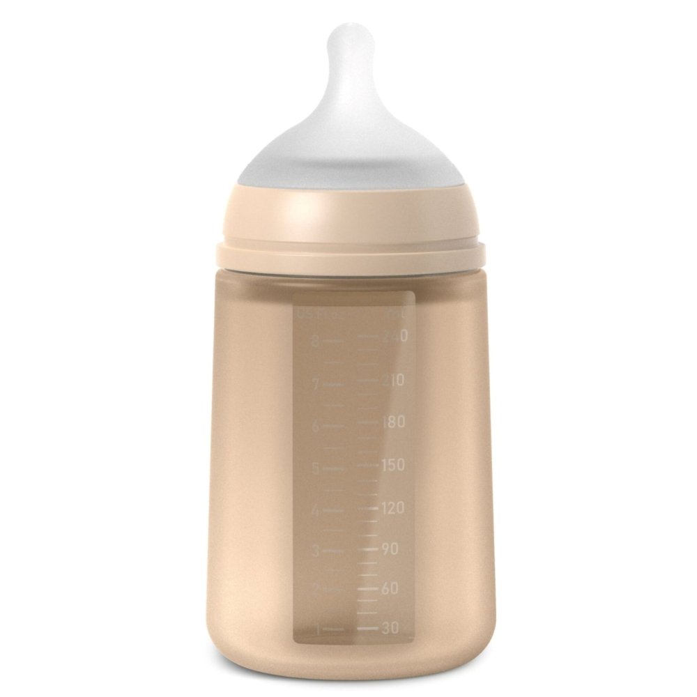 Biberon silicone tétine SX PRO M 240ML beige Suavinex