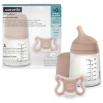 Coffret Sucette + Biberon 180Ml Zero Zero débit A Suavinex Medium
