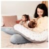 Coussin d'allaitement et de grossesse Multirelax Candide blanc lapin