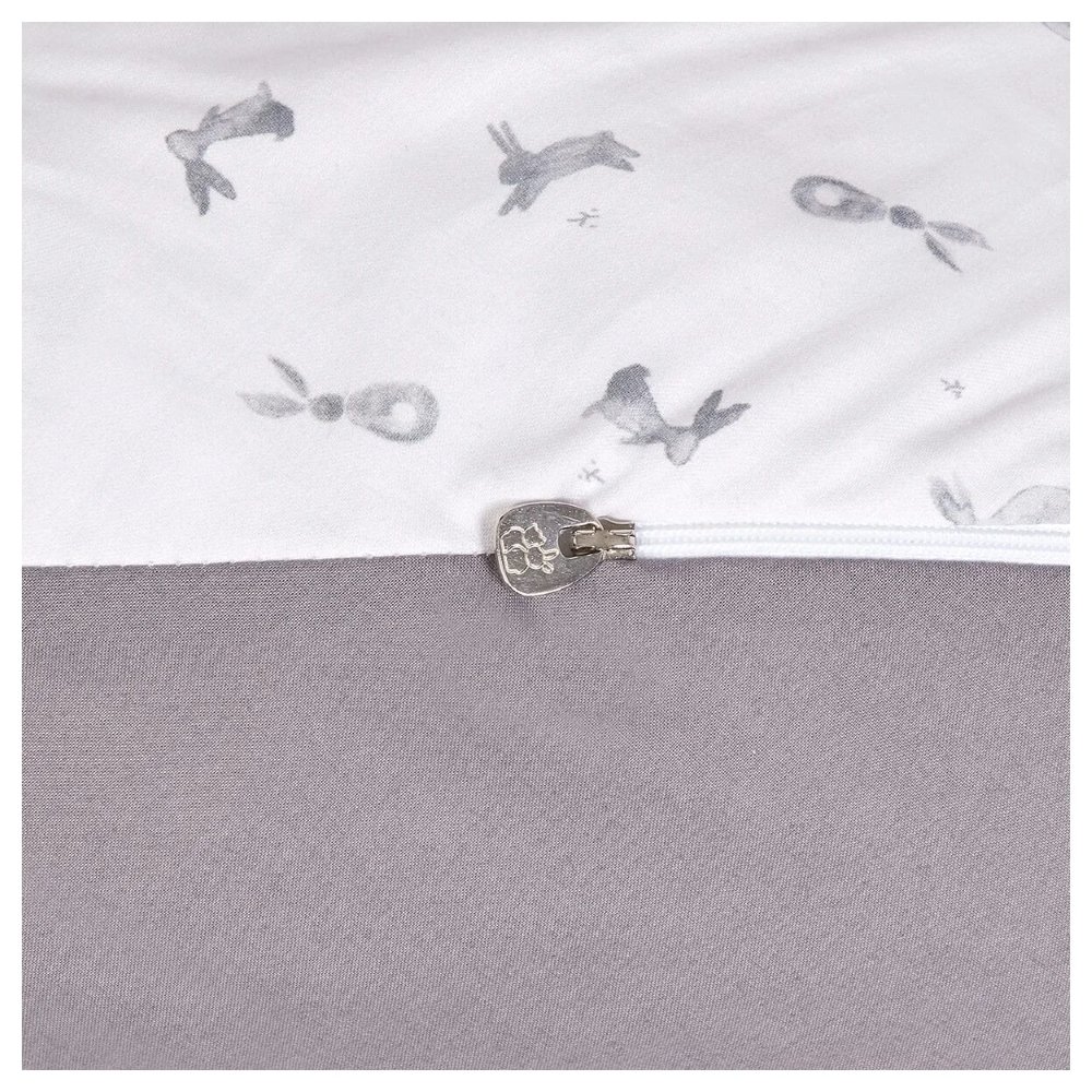 Coussin d'allaitement et de grossesse Multirelax Candide blanc lapin