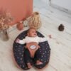 Coussin-d'allaitement-et-de-grossesse-Multirelax-Candide-fleurs-3 Coussin d'allaitement et de grossesse Multirelax Candide fleurs