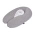 Coussin d'allaitement et de grossesse Multirelax Candide gris lapin