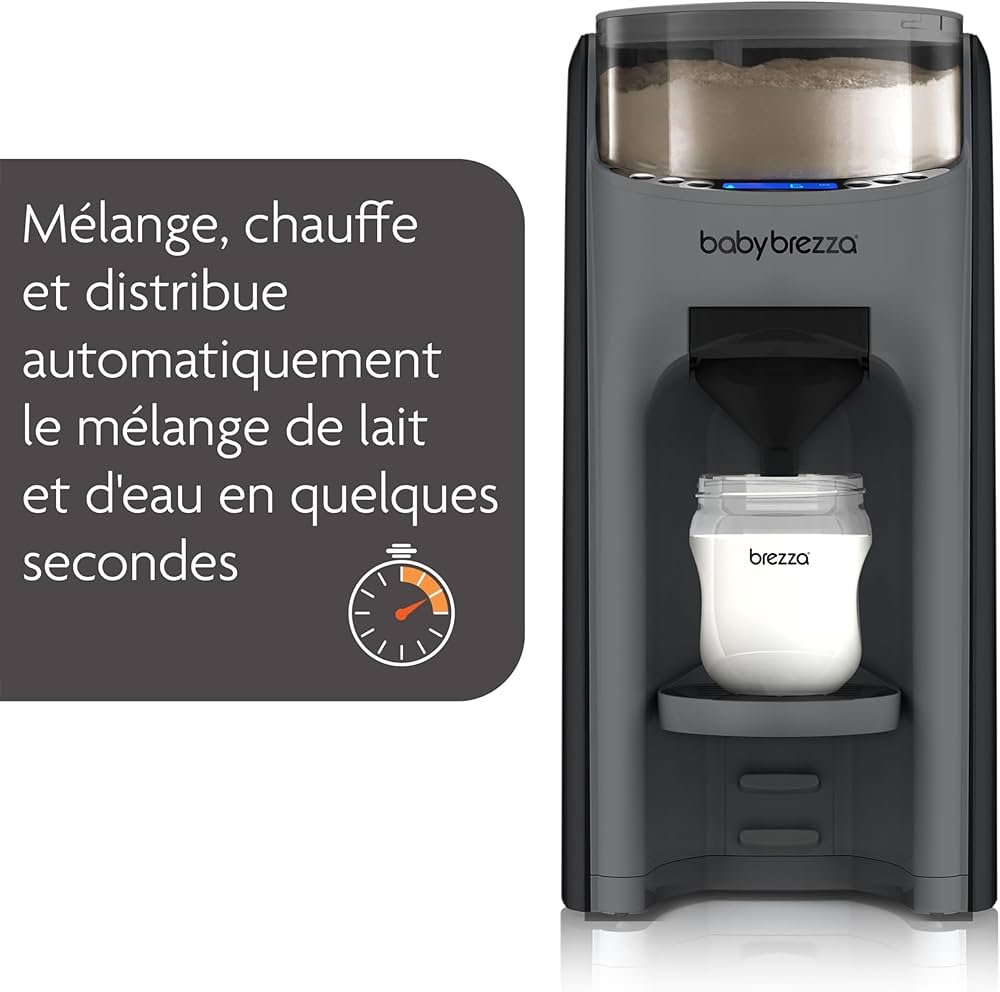 Préparateur biberons Formula Pro Advanced gris BabyBrezza