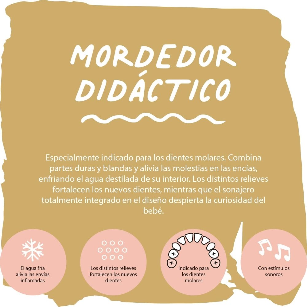 Anneau dentition hochet vert Suavinex +6mois