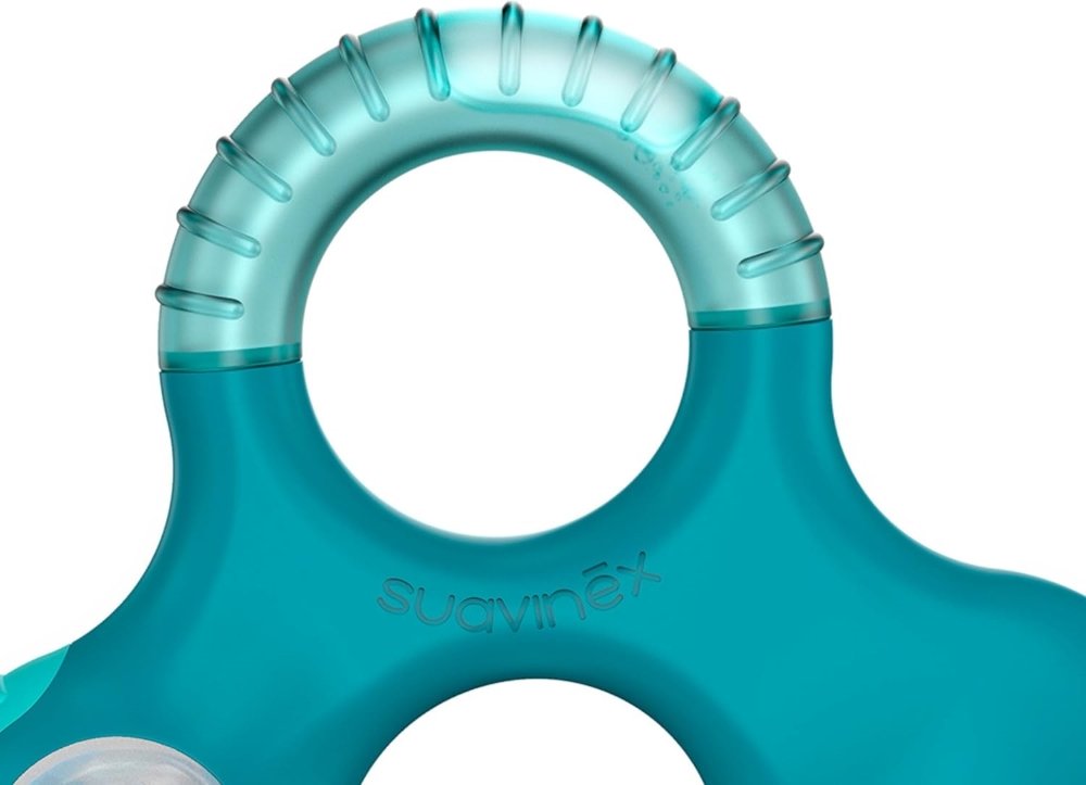 Anneau dentition hochet jaune Suavinex +6mois