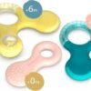 Anneau dentition hochet rose Suavinex +6mois