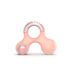 Anneau dentition hochet rose Suavinex +6mois