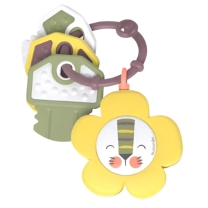 Anneau dentition musical jaune Suavinex +0mois