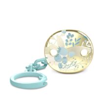 Attache sucette gold bleu Suavinex