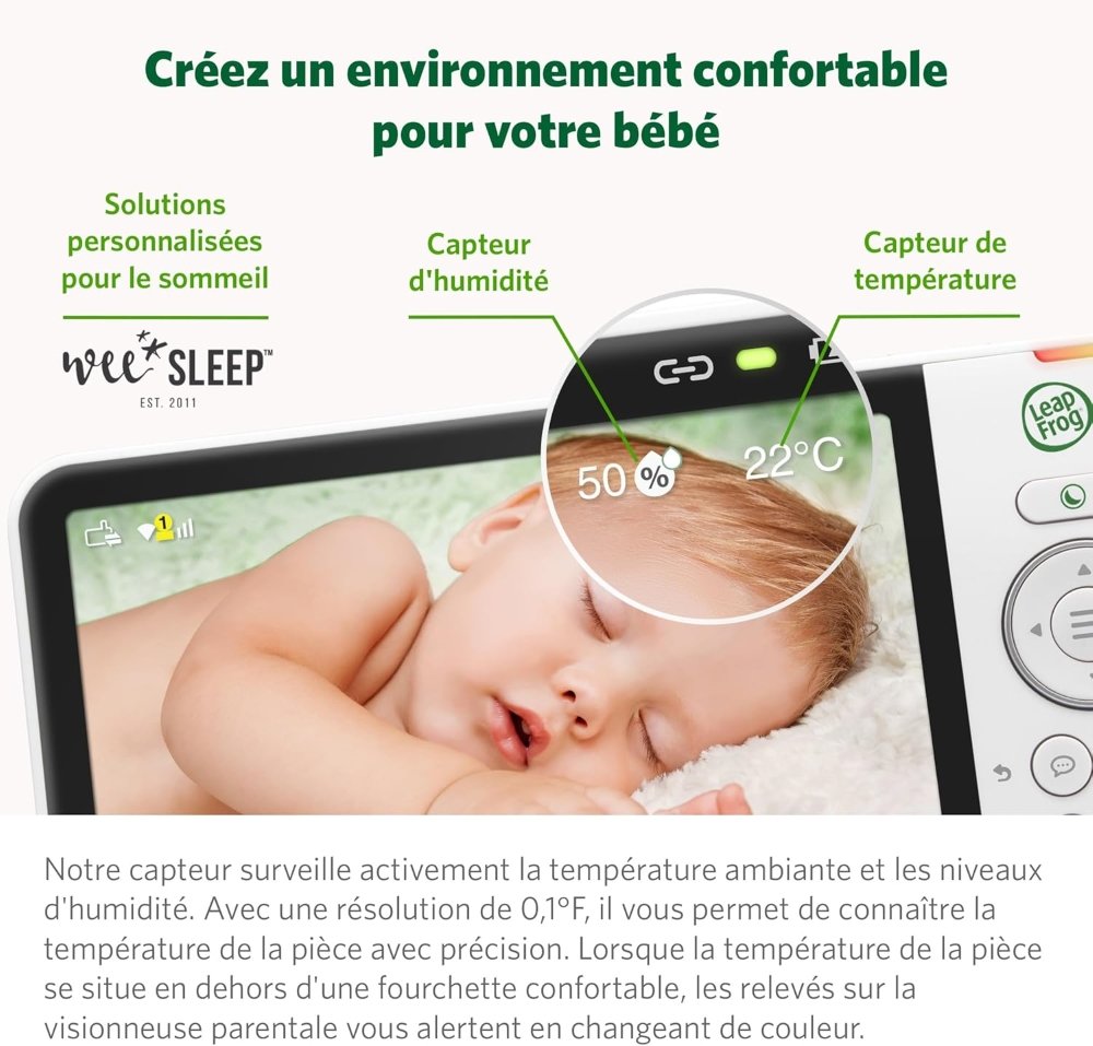 Babyphone vidéo wifi Leapgrog