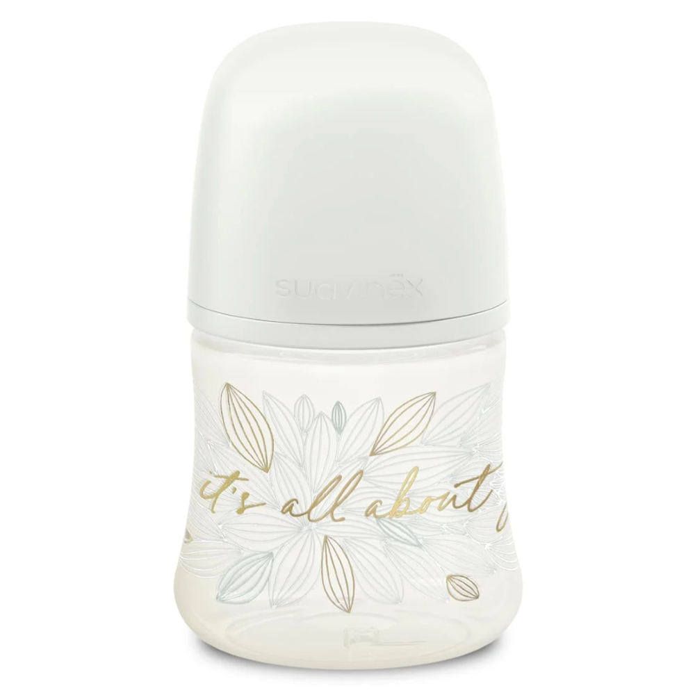 Biberon Premium Gold SX PRO débit S 150ML gris Suavinex