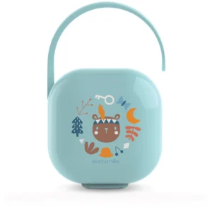 Boite à sucettes bleu Suavinex