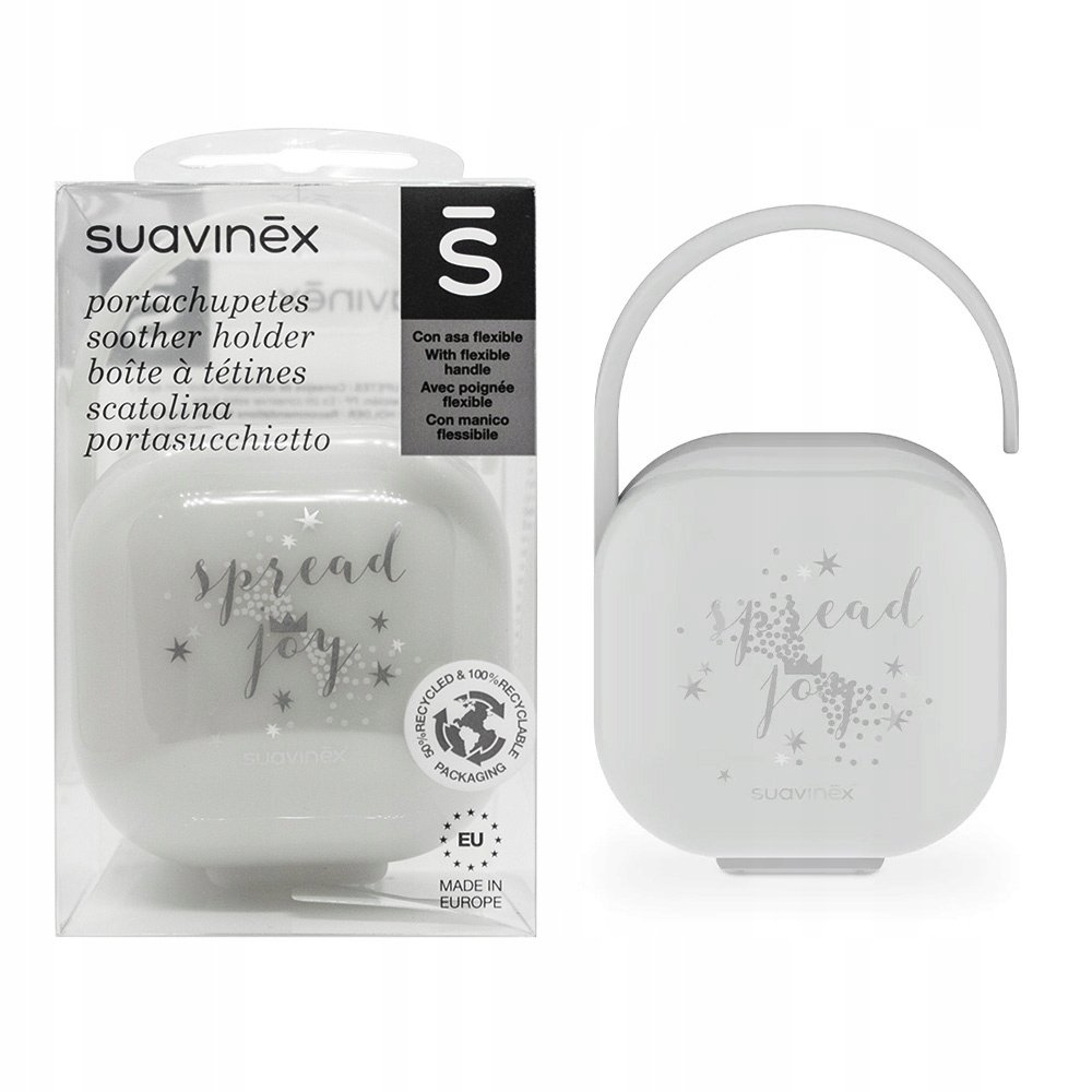 Boite à sucettes gris Suavinex
