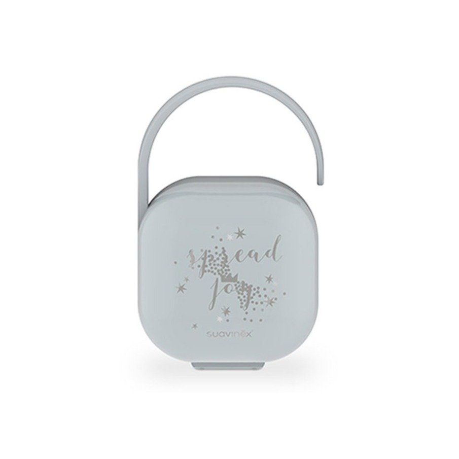 Boite à sucettes gris Suavinex