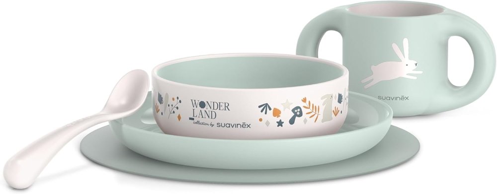Coffret repas wonderland vert Suavinex