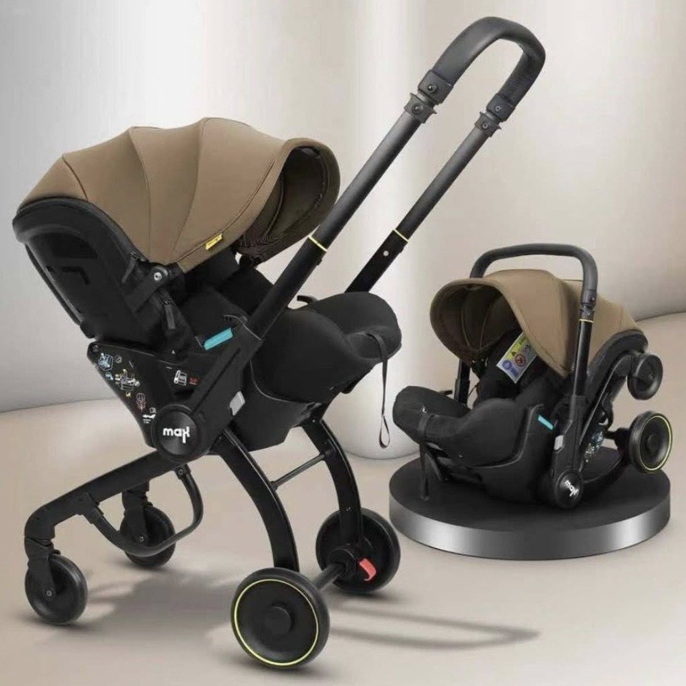 Poussette et Maxicosy Max Copie Doona X Beige