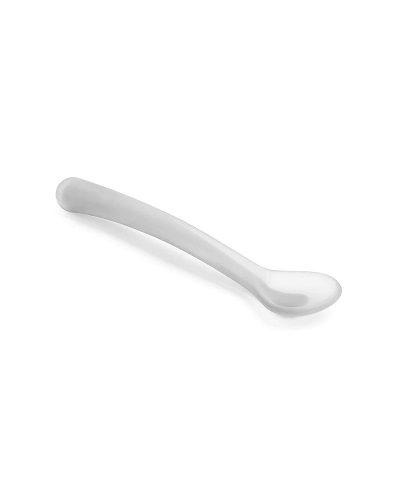 Cuillère en silicone gris Suavinex +4mois