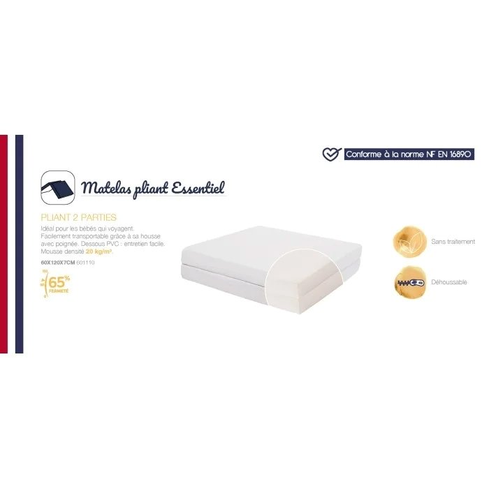 Matelas Pliant 120*60 Candide