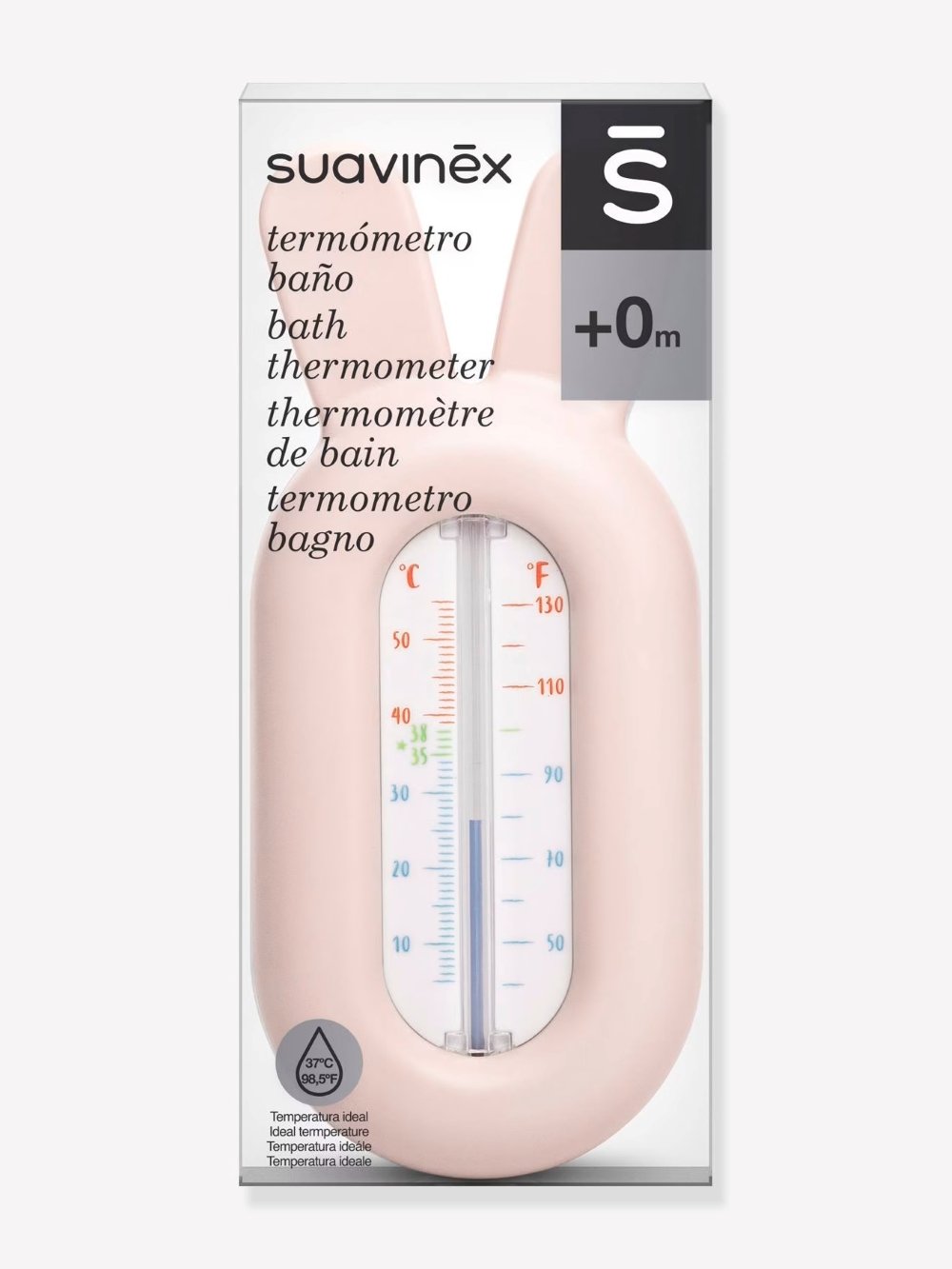 Thermomètre bain rose Suavinex
