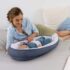 Cocoon nid bébé blue grey moon Doomoo