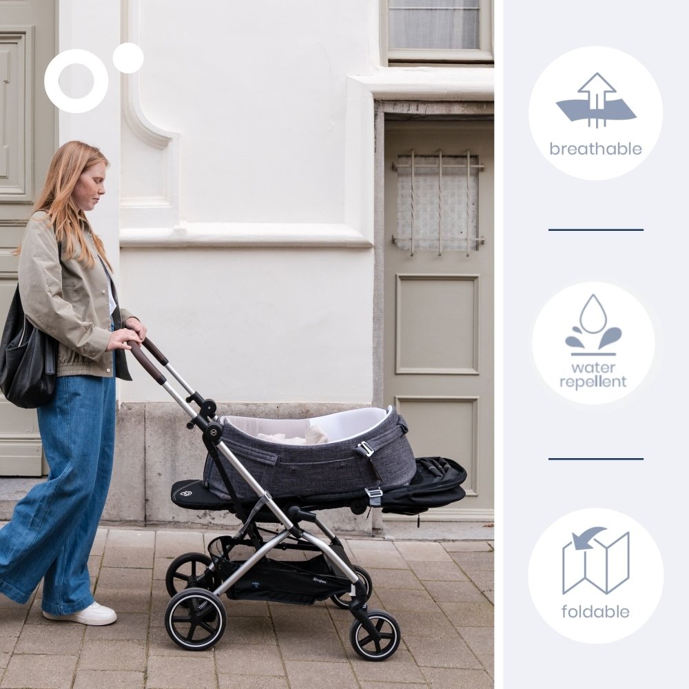 Couffin Nest & Go gris Doomoo