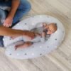 Coussin de grossesse et d'allaitement Buddy blue grey Doomoo
