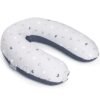 Coussin de grossesse et d'allaitement Buddy blue grey Doomoo
