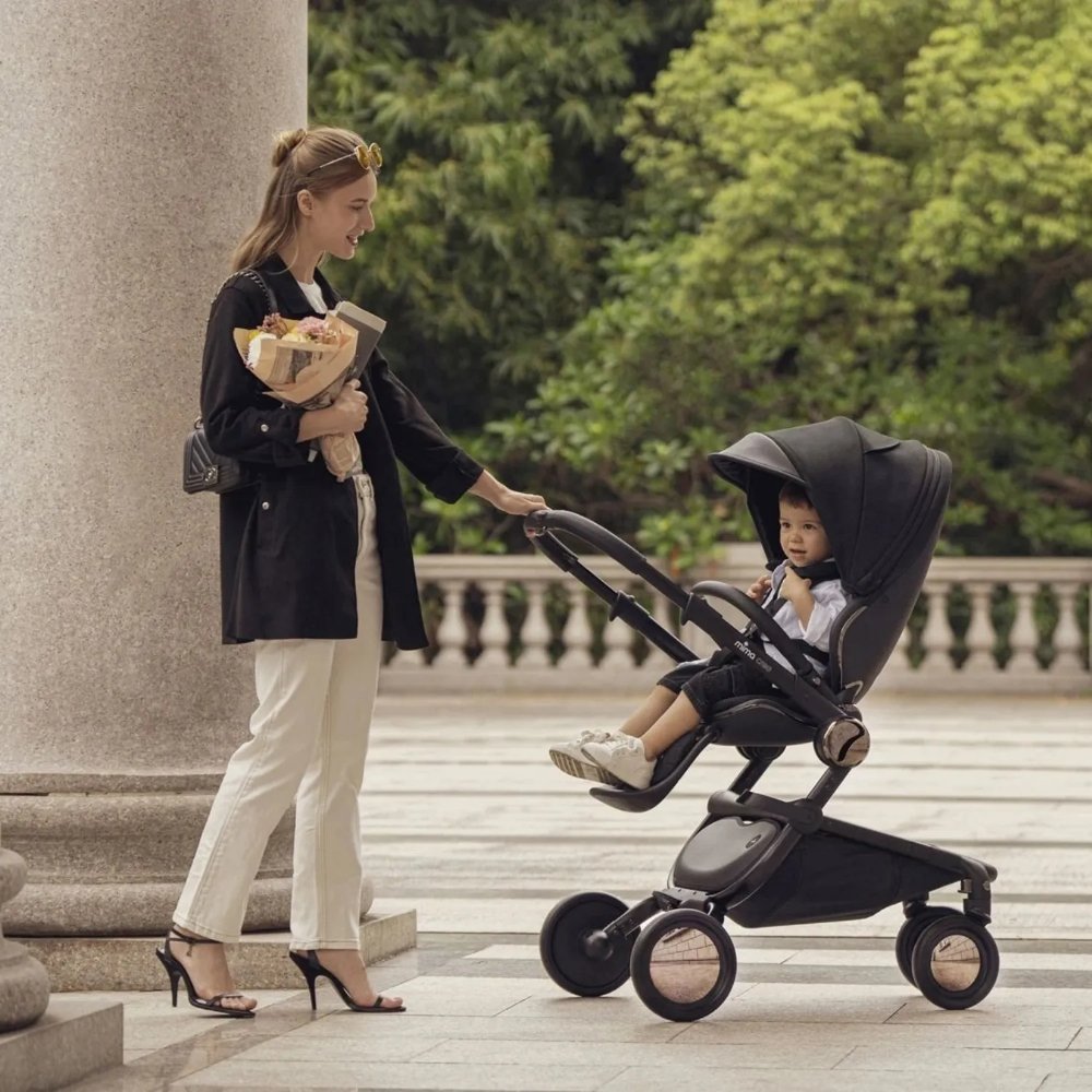 Poussette Nacelle 2en1 Creo Black Mima