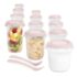 Set de 12 pots de conservation Candy Miniland