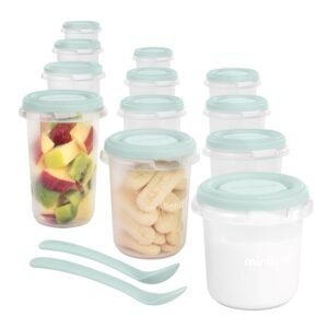 Set de 12 pots de conservation Mint Miniland