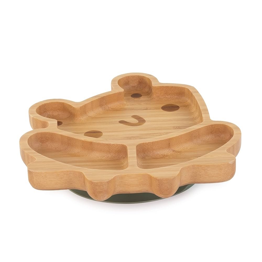 Assiette en bois grenouille Miniland
