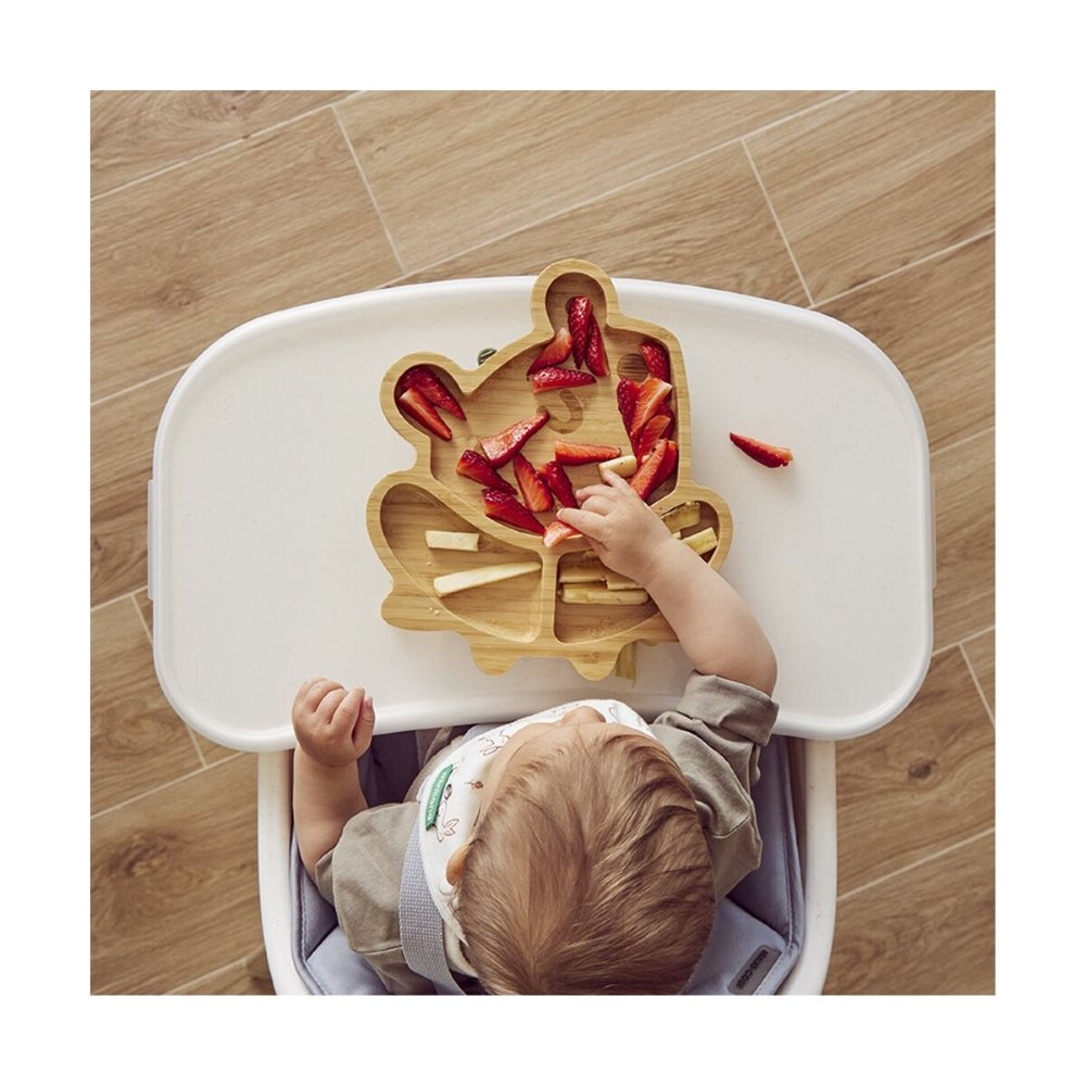 Assiette en bois grenouille Miniland