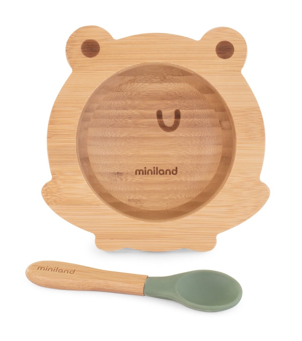 Bol en bois grenouille Miniland