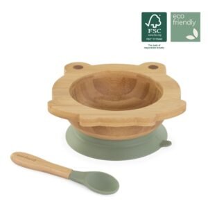 Bol en bois grenouille Miniland