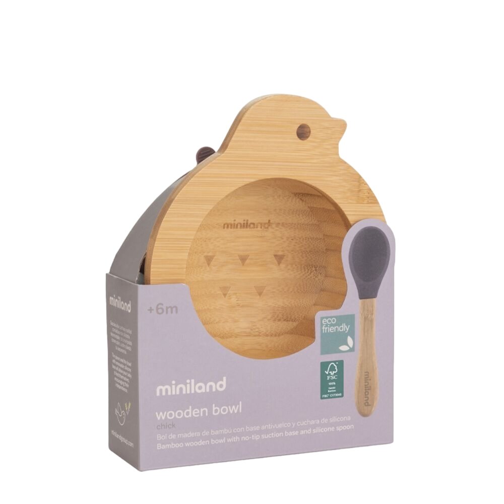 Bol en bois oiseau Miniland