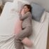Coussin de grossesse et d'allaitement Buddy chiné pink Doomoo