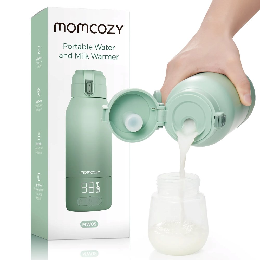 chauffe-eau-et-lait-portable-momcozy Chauffe biberon portable 2en1 eau et lait maternel Momcozy