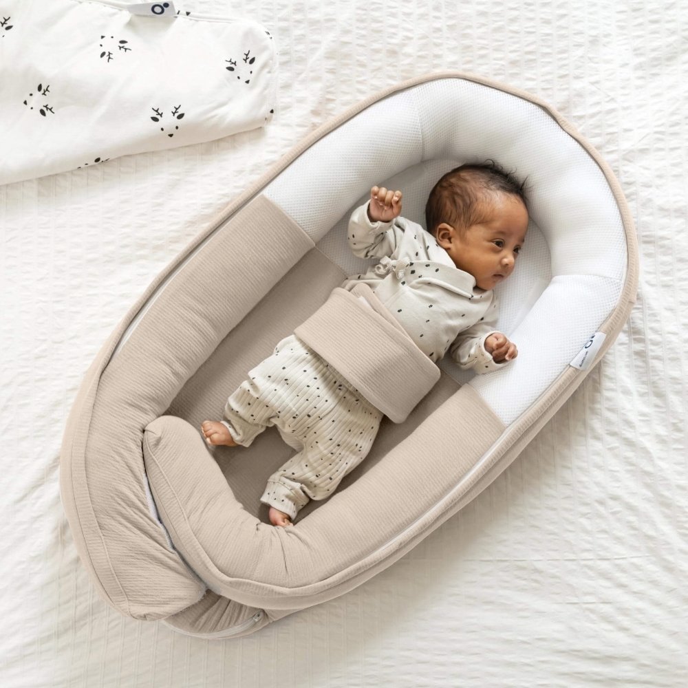 Cocoon nid bébé tetra jersey sand Doomoo