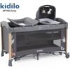 Lit cododo avec couffin gris Kidilo AP940