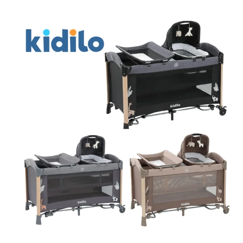 Lit cododo avec couffin beige Kidilo AP940