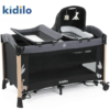 Lit cododo avec couffin noir Kidilo AP940