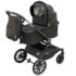 Poussette 3en1 gris Kidilo S008