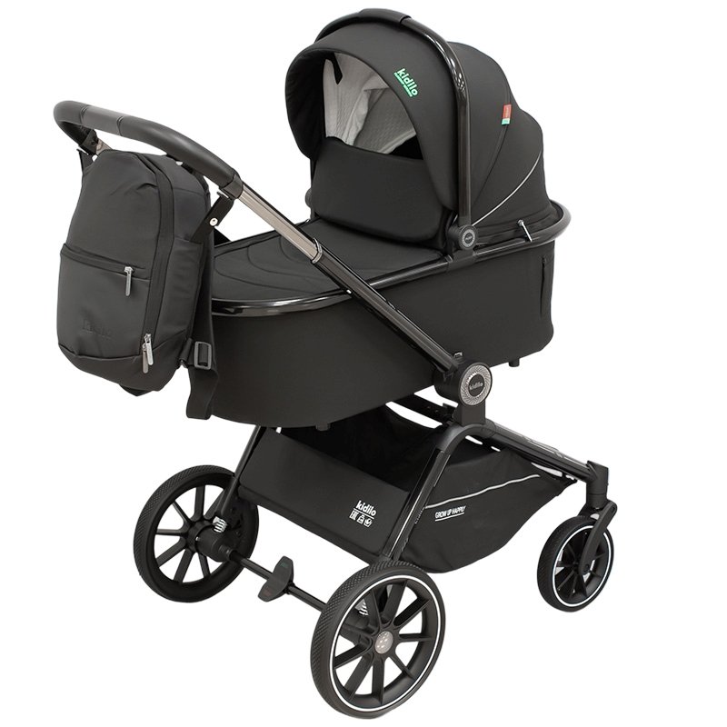 Poussette 3en1 beige Kidilo S008