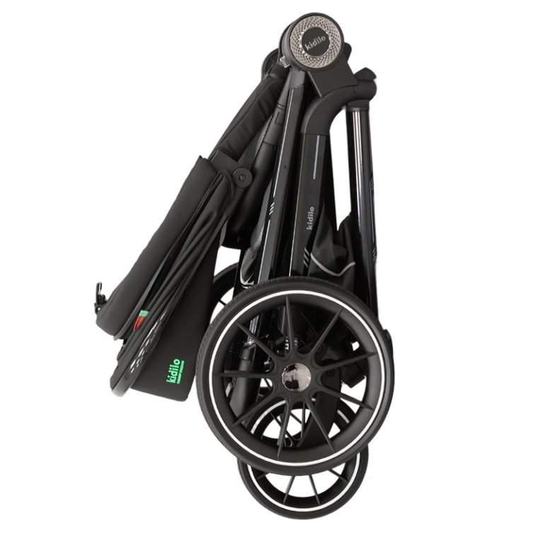 Poussette 3en1 noir Kidilo S008