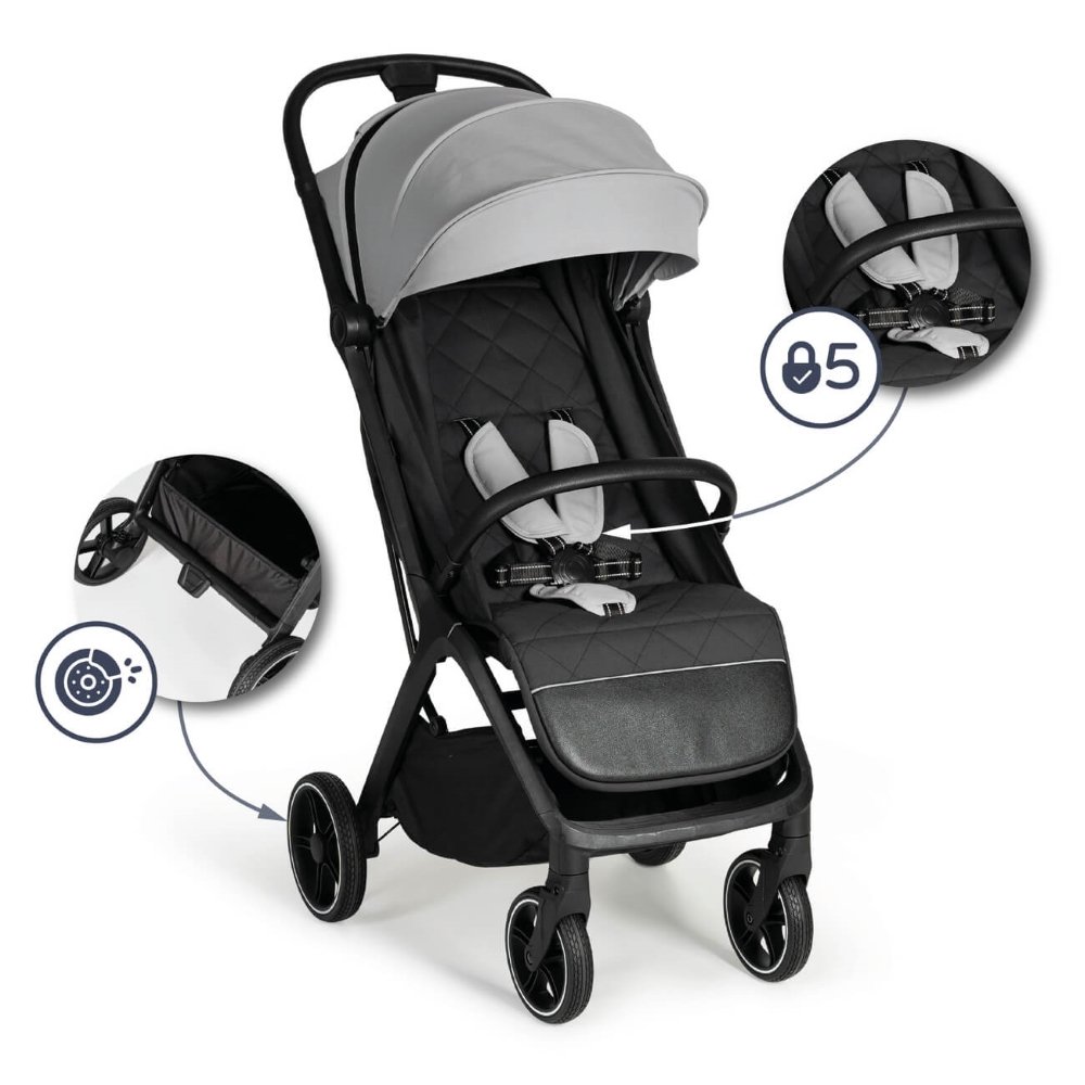 Poussette cabine i Walk Gris Ms Innovaciones